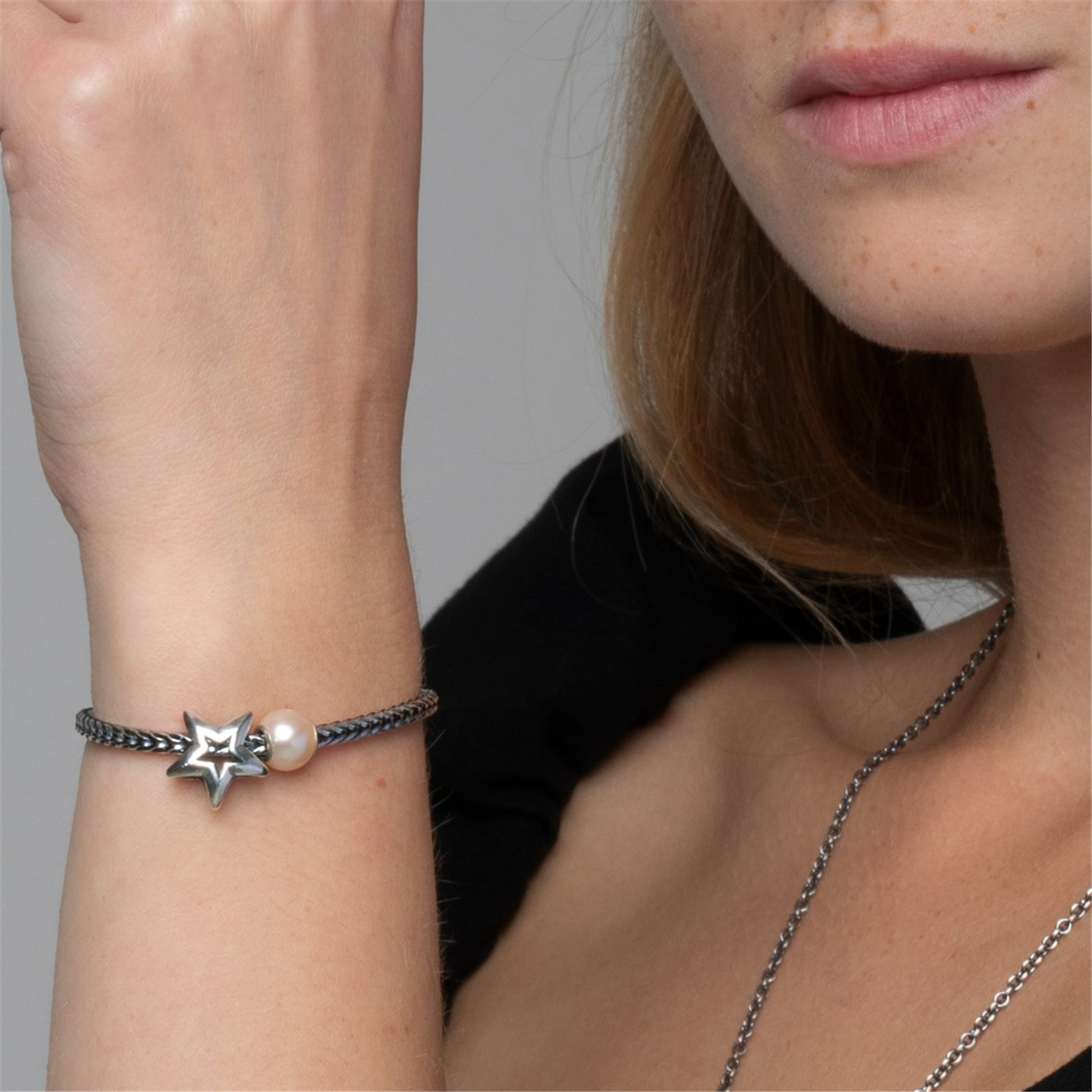 Sterling Silver Bracelet with Basic Lock