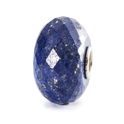 Brățară Deschisă Simplă din Argint placată cu Aur de 18Kt. cu Lapis Lazuli