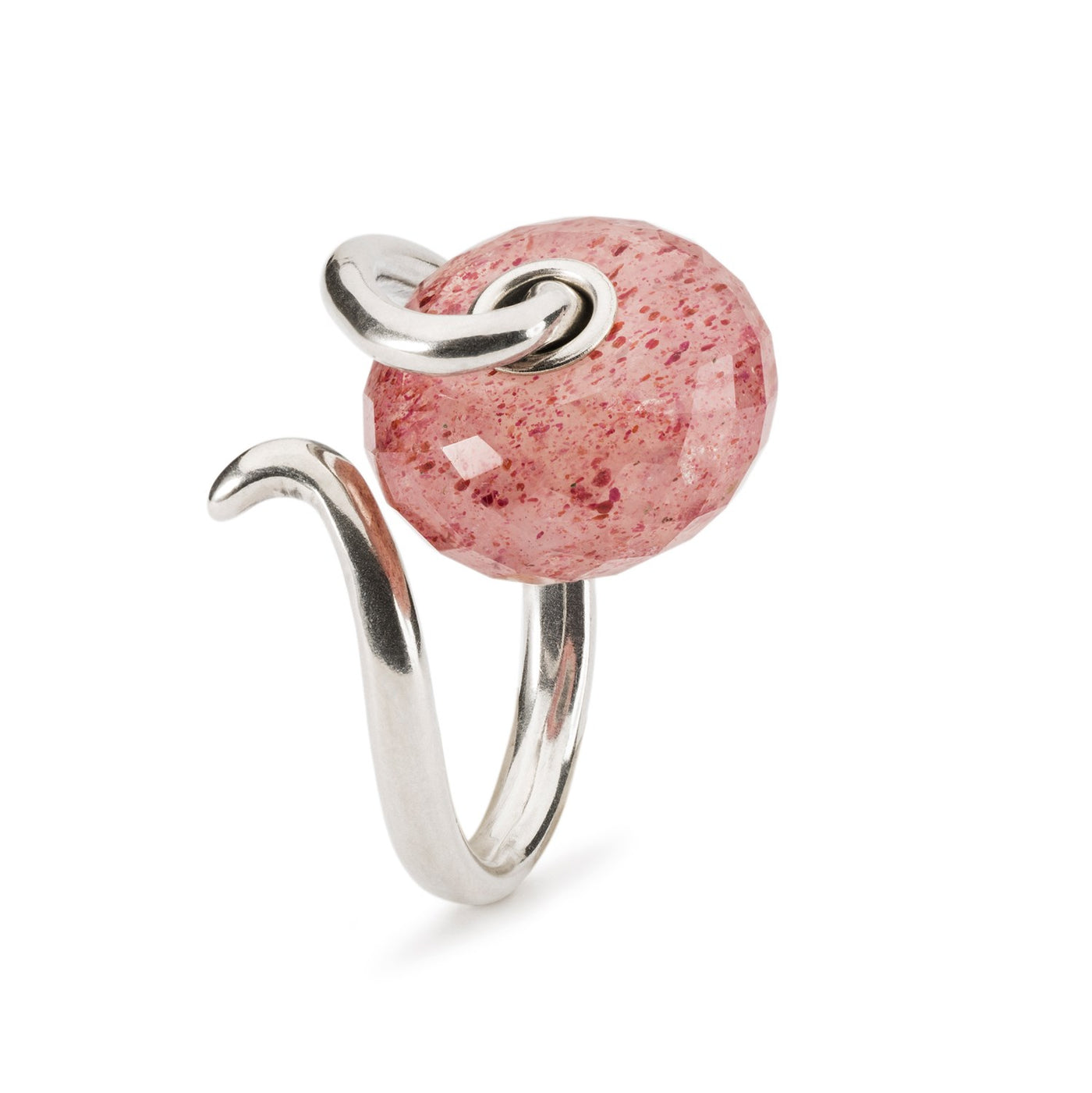 Strawberry Quartz Elegant Fantasy Ring