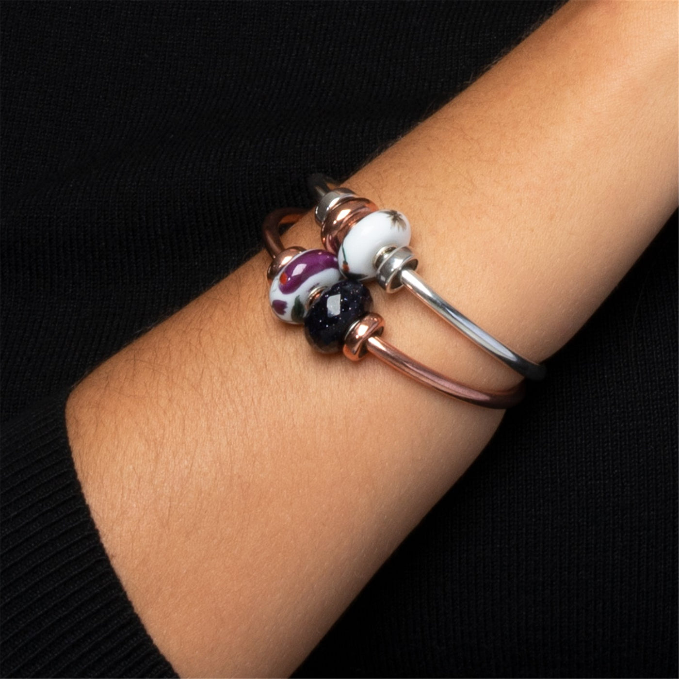 Delicate Aubergine Bead