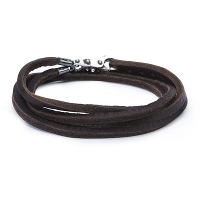 Leather Bracelet Brown/Silver