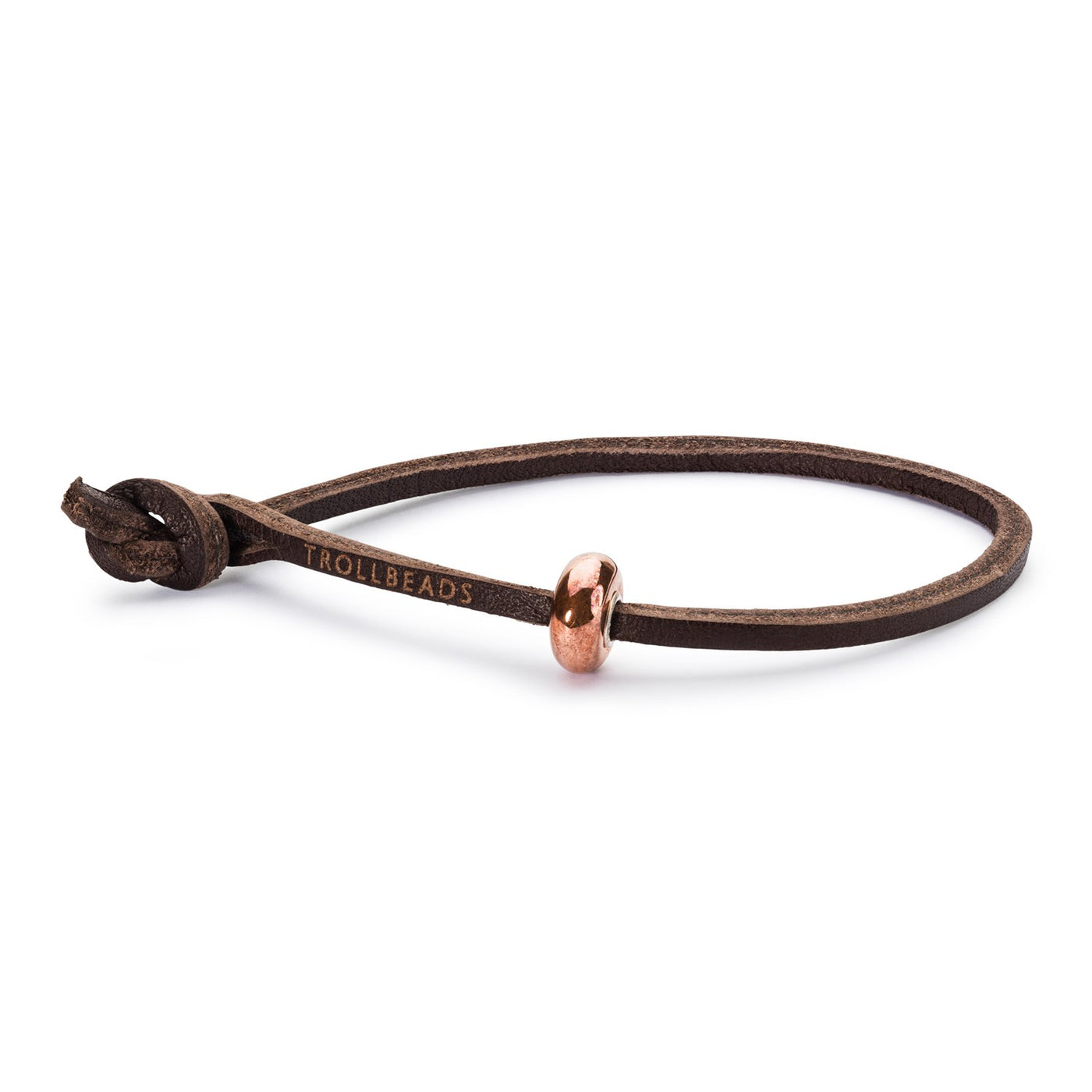 Single Leather Bracelet, Brown