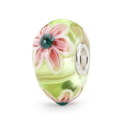 Pink Flower Bead