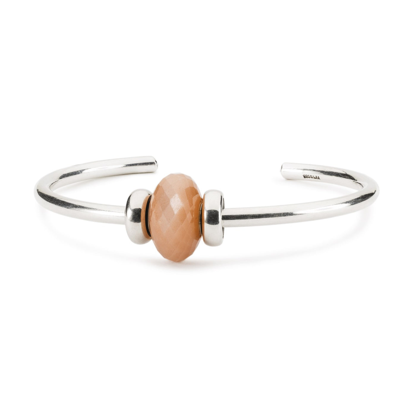 Feldspar Moonstone Silver Bangle