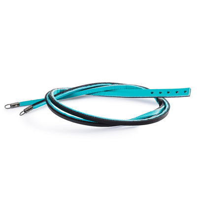 Leather Bracelet Cyan/Key