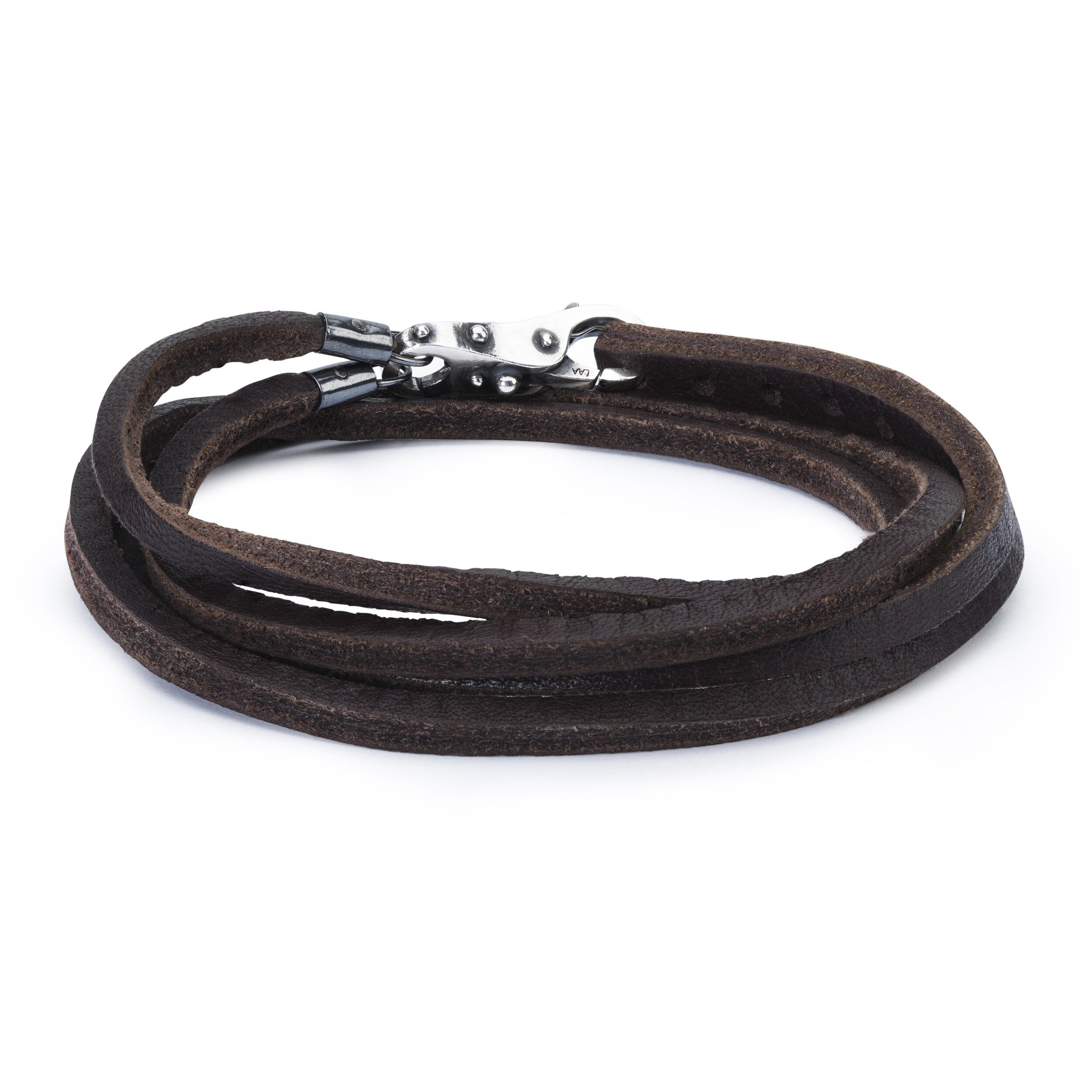 Leather Bracelet Brown/Silver