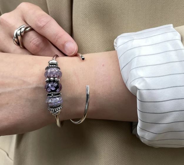 Amethyst Serenity Bangle